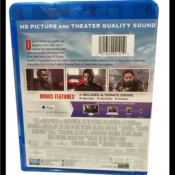 🔥 7 MOVIES/$50 🔥 Den of Thieves Blu-ray and DVD | Unrated + Theatrical Version - Picture 2 of 4